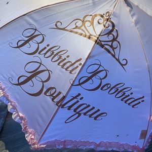 Bibbidi Bobbidi Boutique Pink Ruffled Umbrella